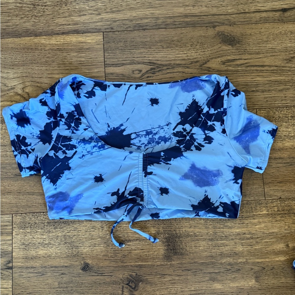 Blue Tie-Dye Sunny Bunny Bikini